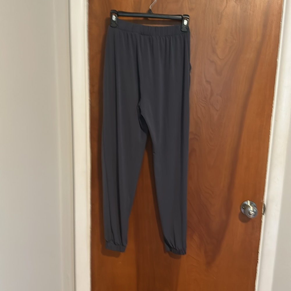 Brigitee Brianna Charcoal Drawstring Joggers and matching tee set - Picture 3 of 5